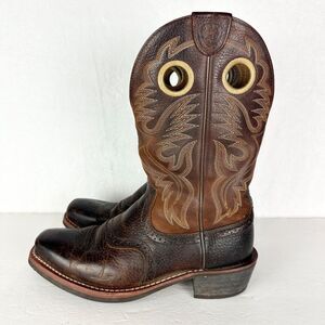 Ariat Heritage Roughstock Cowboy Boot Men's Size 8 D Square Toe Western Leather